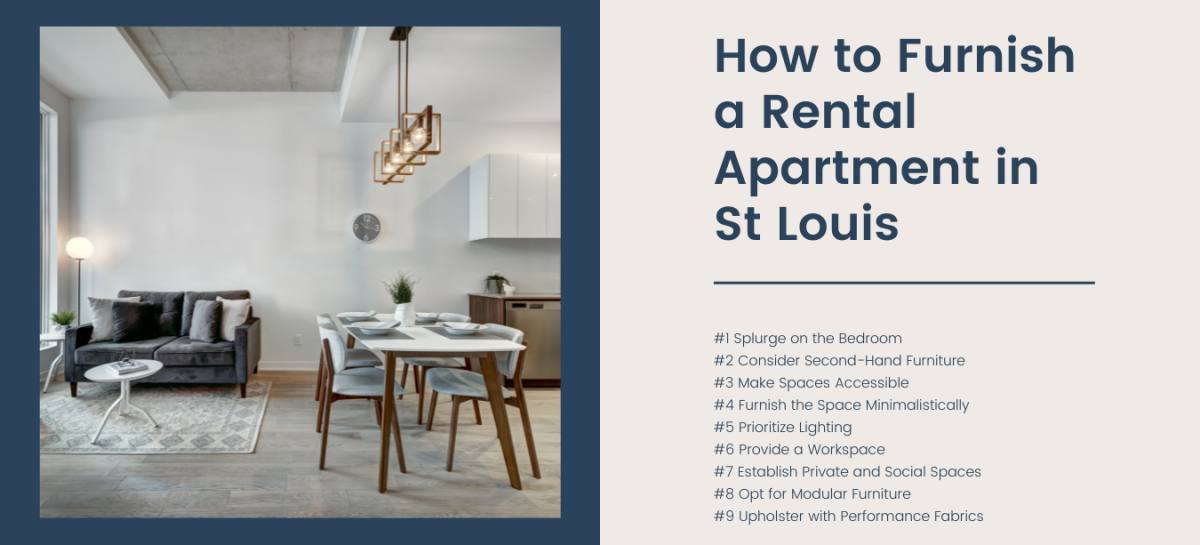 How to Furnish a Short Term Rental Apartment in St Louis