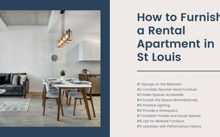 How to Furnish a Short Term Rental Apartment in St Louis